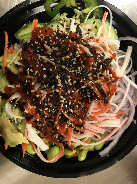 Crab Meat Poke Bowl